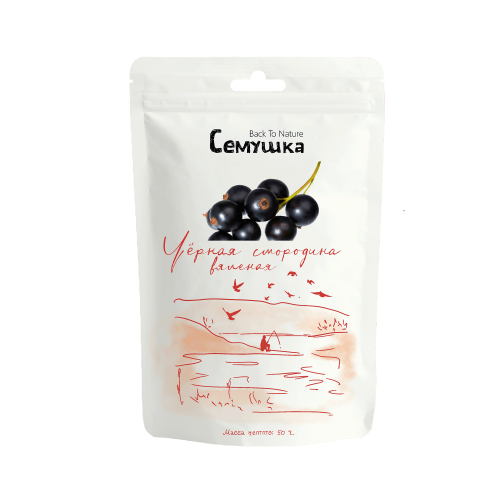 Чёрная смородина вяленая "СЕМУШКА"