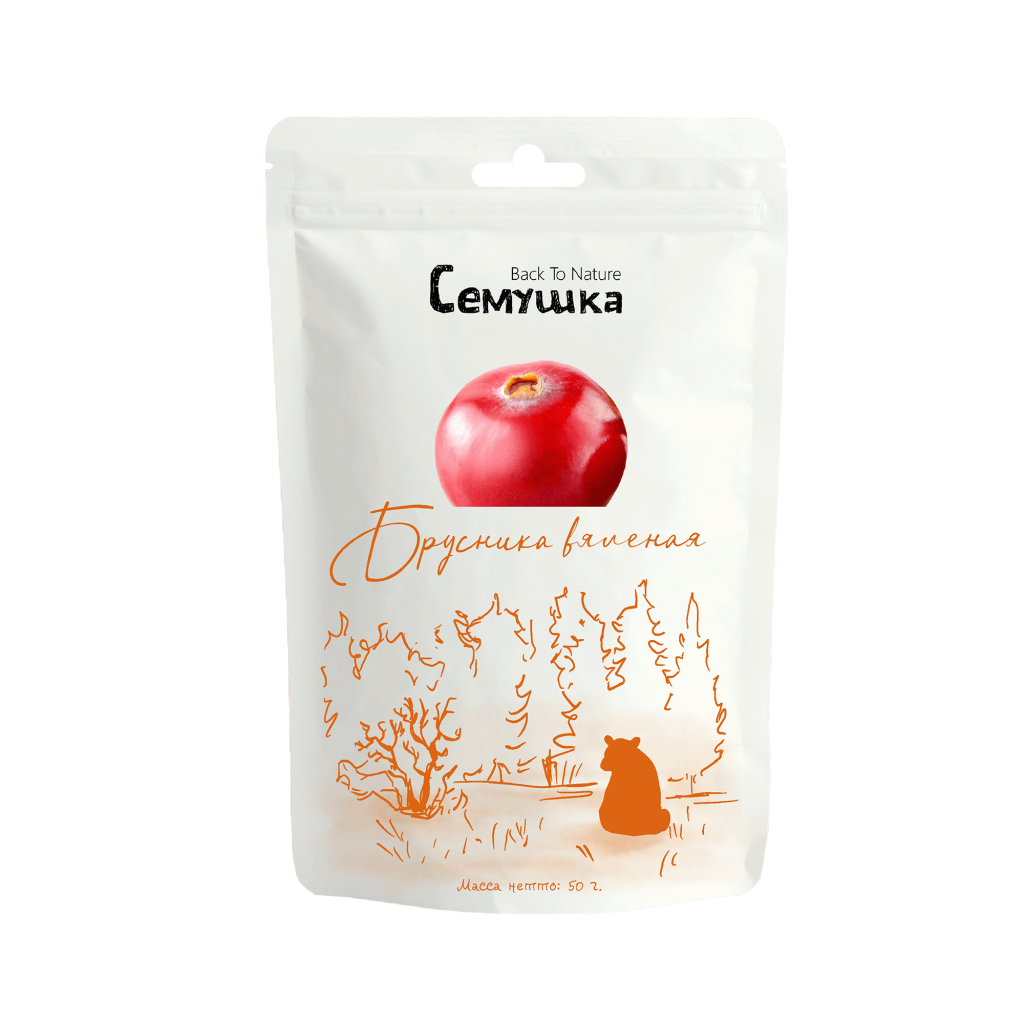 Вяленая брусника Семушка